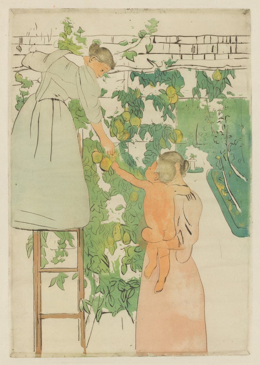 Innsamling av frukt av Mary Cassatt