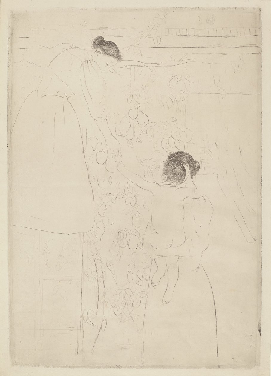 Innsamling av frukt av Mary Cassatt