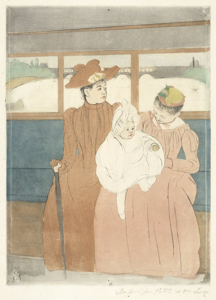 I omnibussen av Mary Cassatt