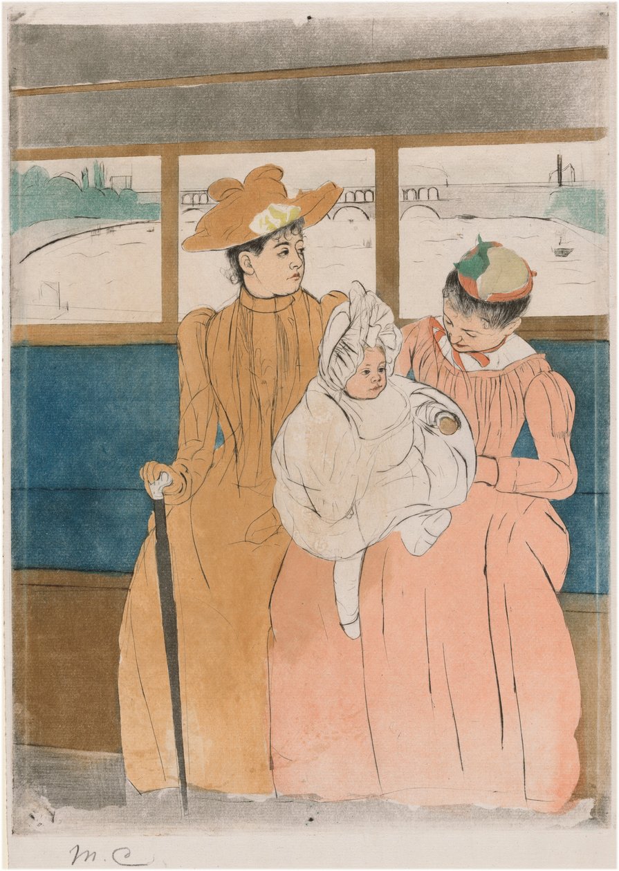 I omnibussen av Mary Cassatt