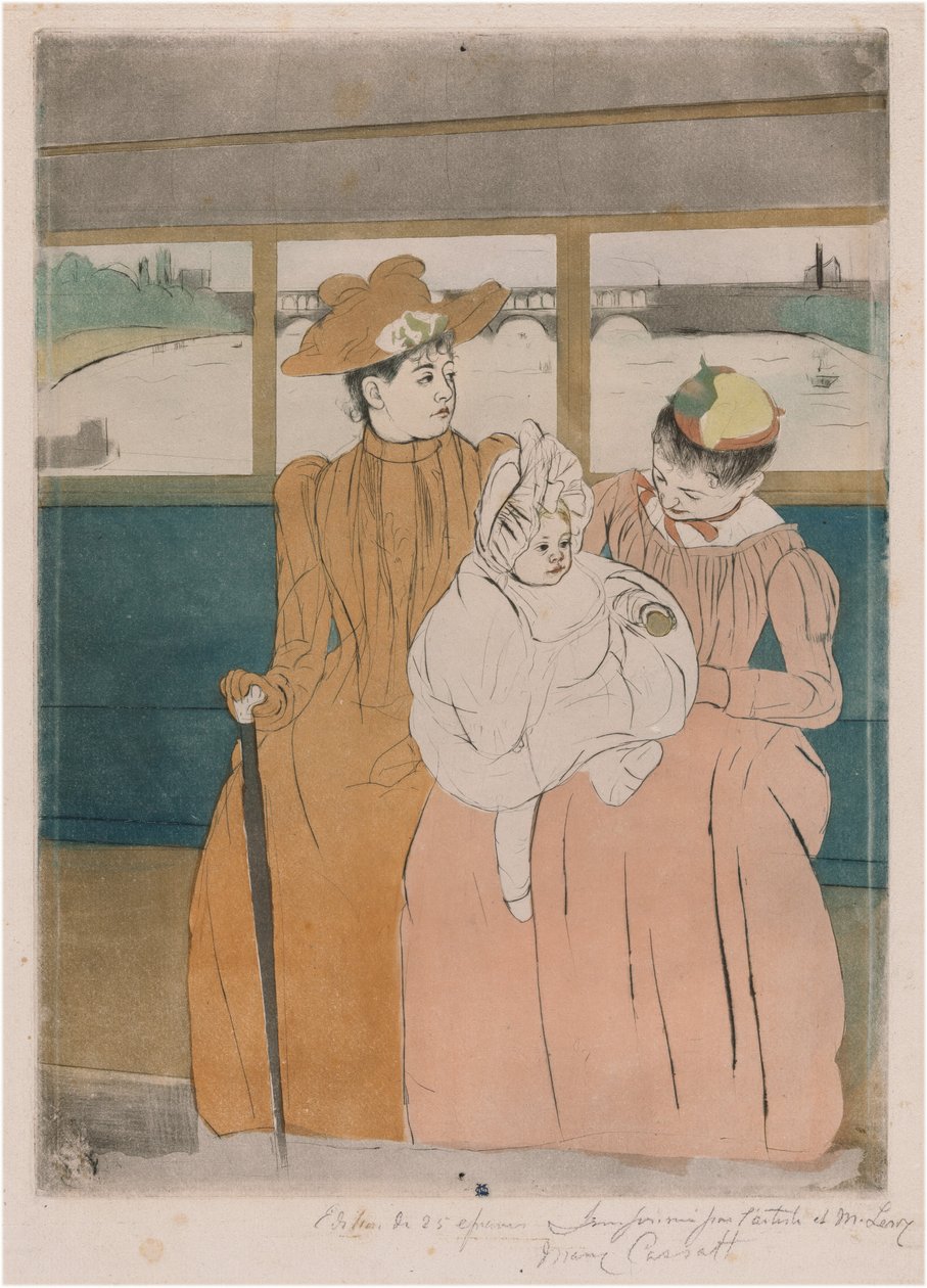 I omnibussen av Mary Cassatt