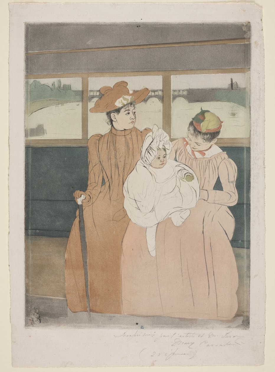 I omnibussen av Mary Cassatt