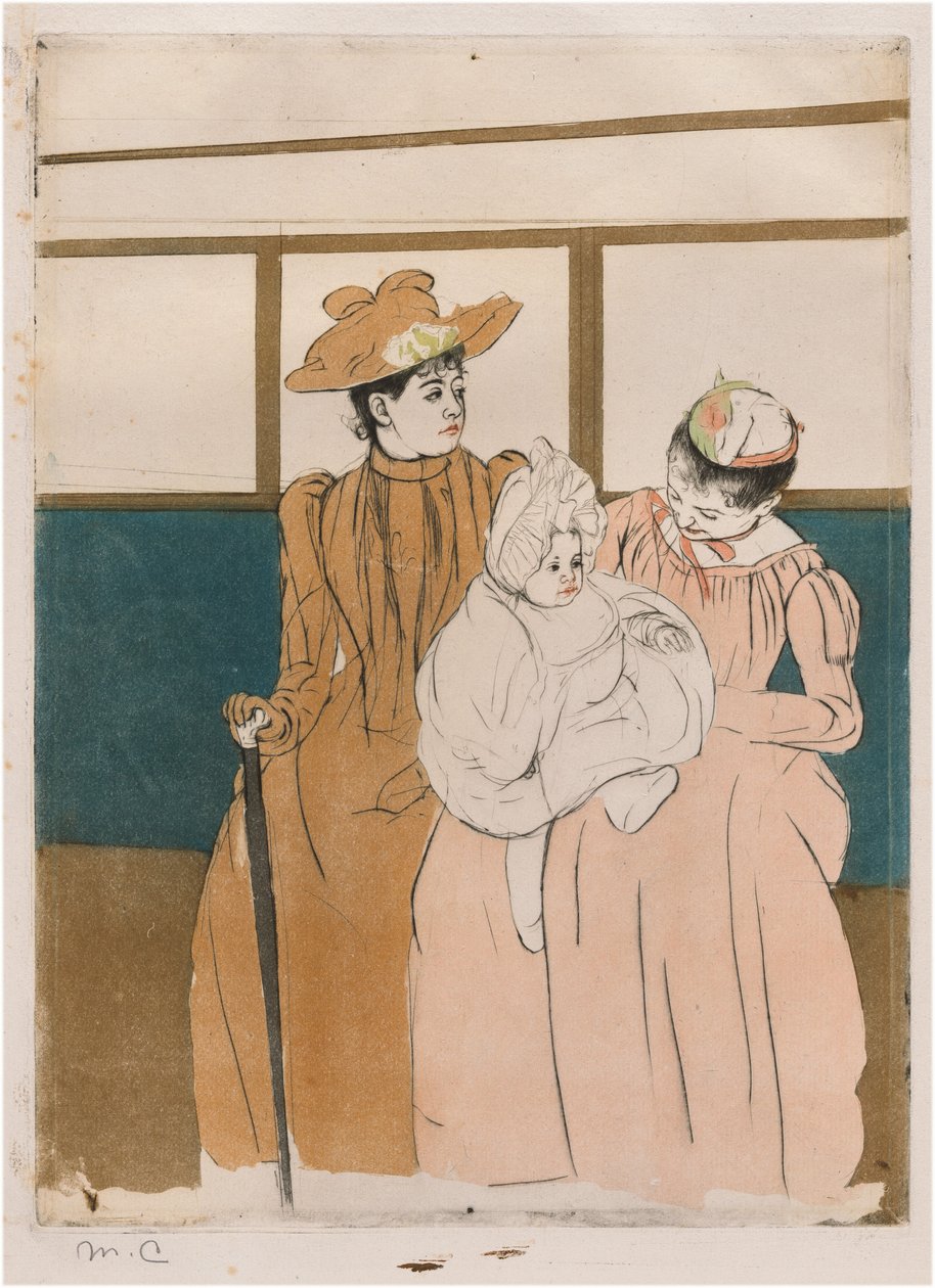 I omnibussen av Mary Cassatt