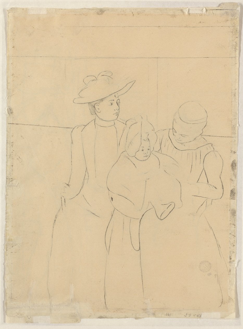 I Omnibus av Mary Cassatt