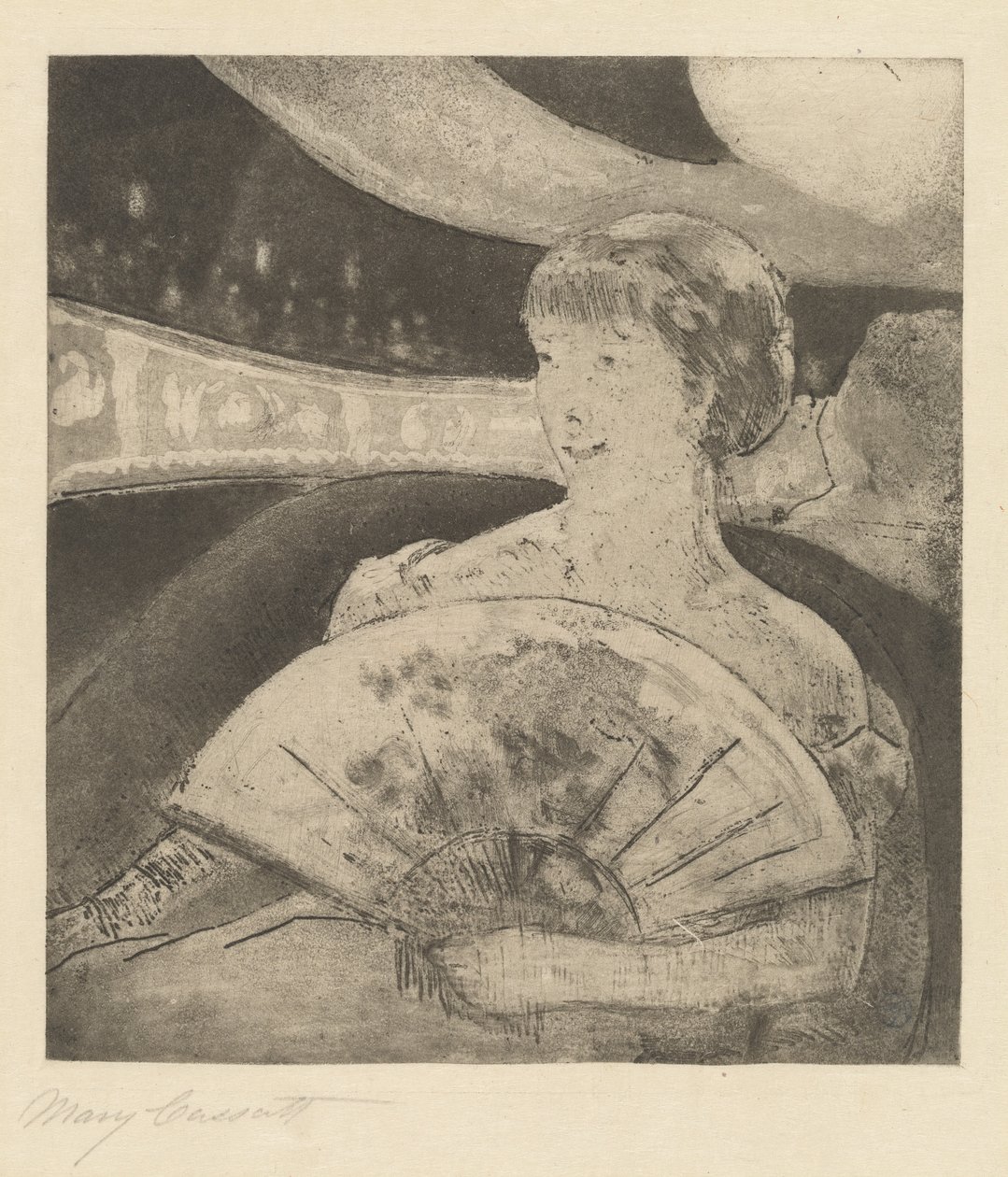 I operaboksen (nr. 3) av Mary Cassatt
