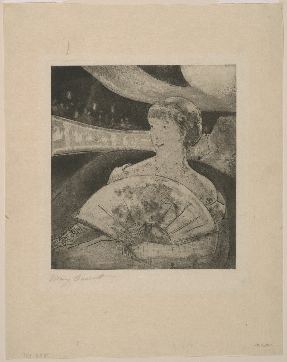 I operaboksen, nr. 3 av Mary Cassatt