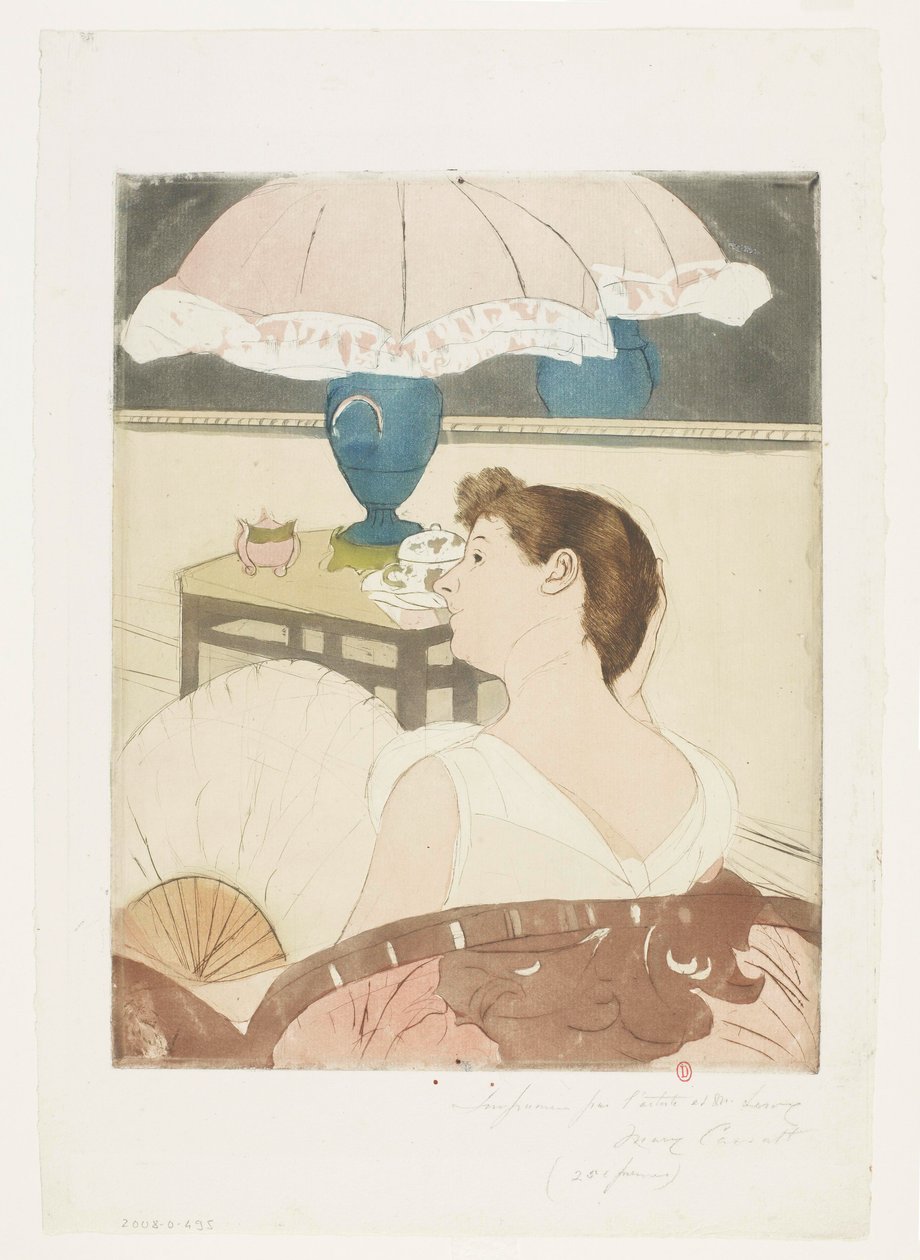Lampen av Mary Cassatt