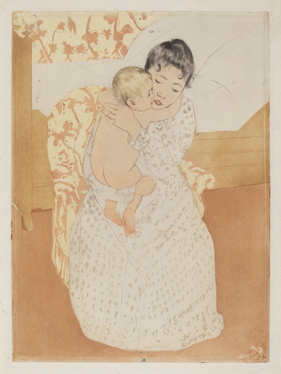 Mors kjærtegn av Mary Cassatt