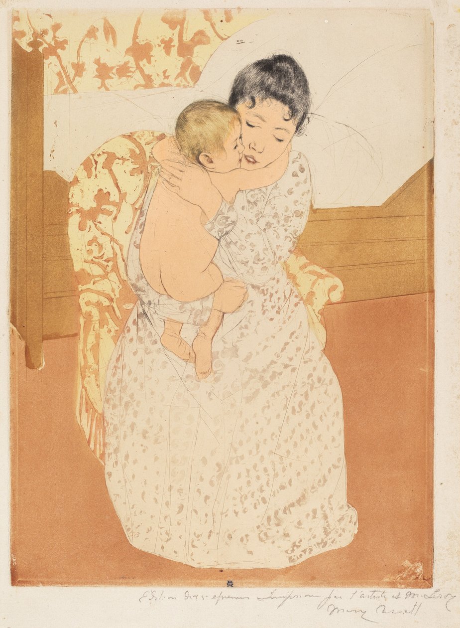 Mors kjærtegn av Mary Cassatt