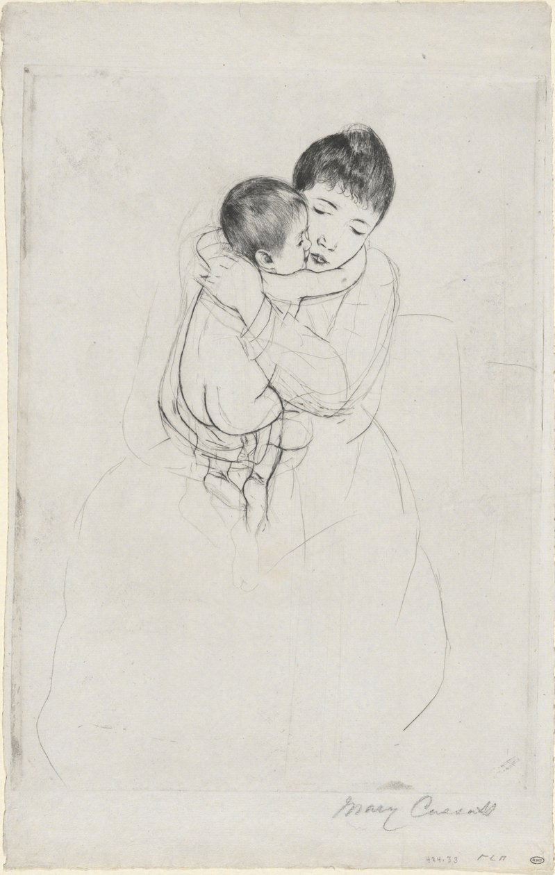 Mors kjærtegn av Mary Cassatt