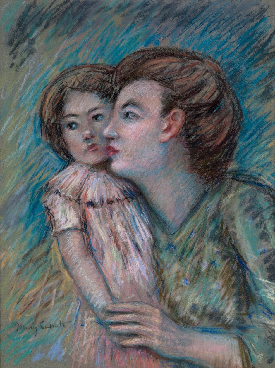 Mor og barn av Mary Cassatt