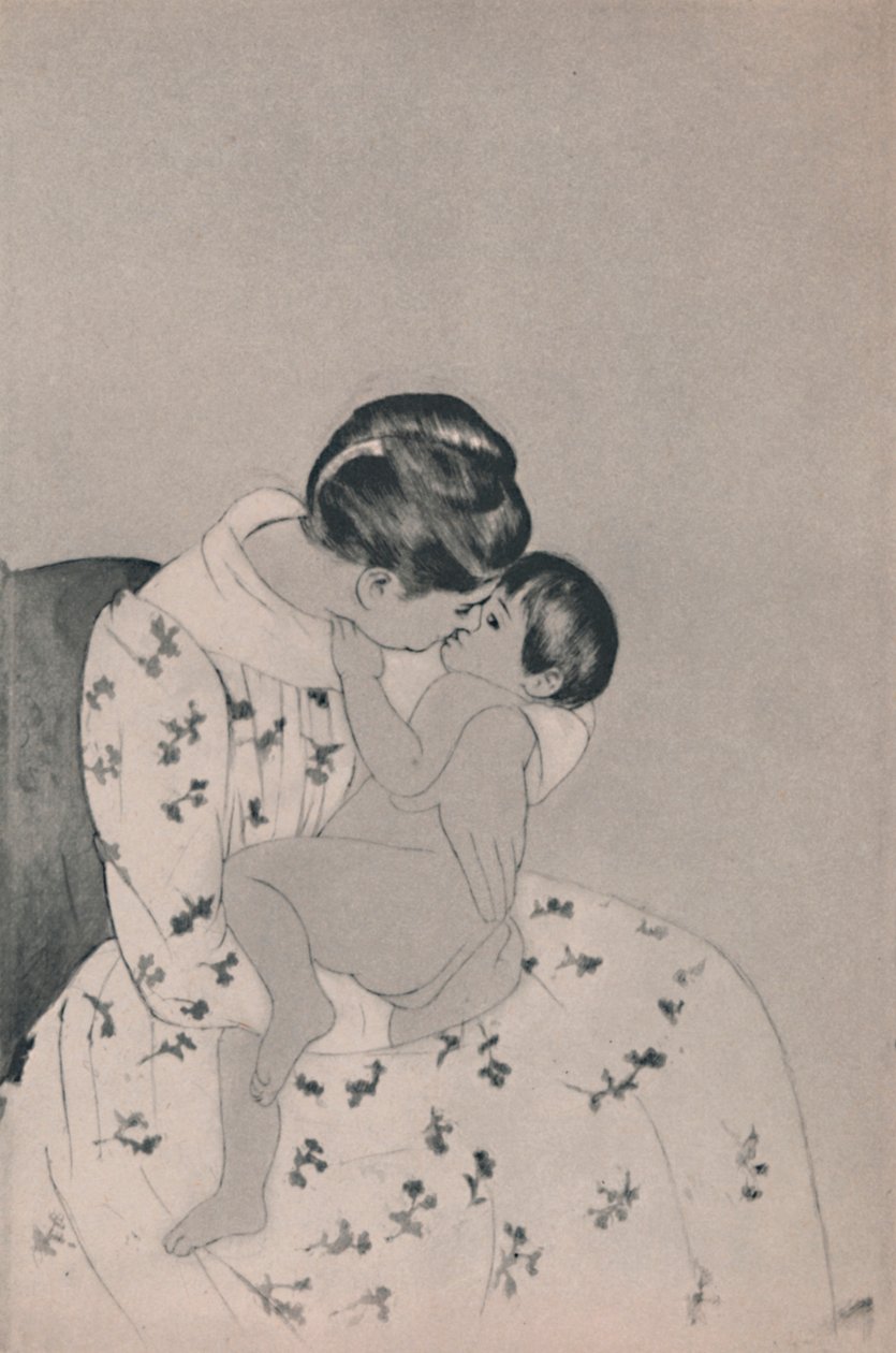 Mor og barn, ca. 1890-tallet, 1946 av Mary Cassatt