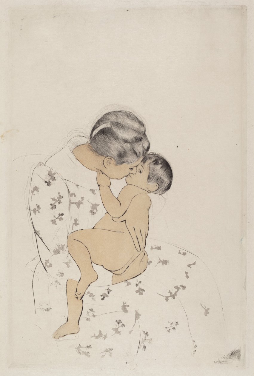 Mors kyss av Mary Cassatt
