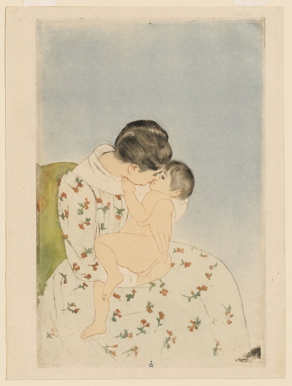 Mors kyss av Mary Cassatt