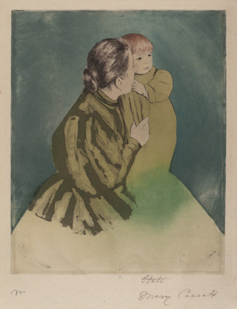 Bondemor og barn av Mary Cassatt