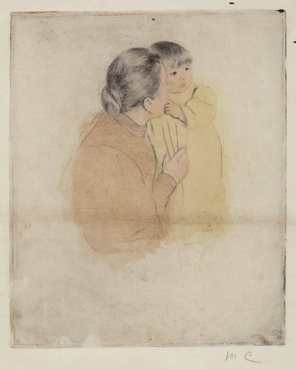 Bondemor og barn av Mary Cassatt