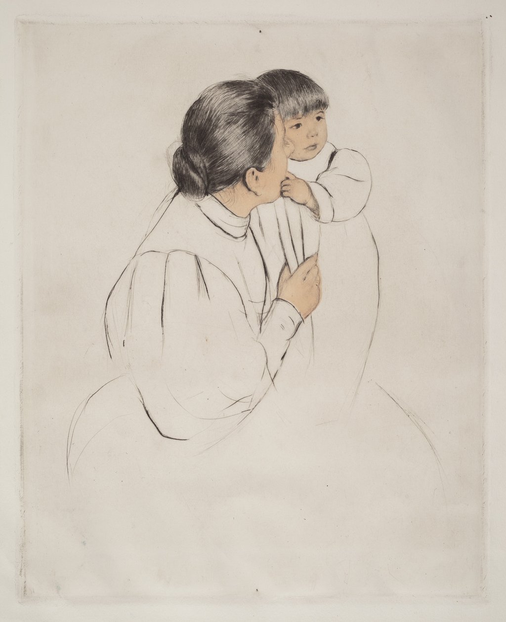 Bondemor og barn av Mary Cassatt