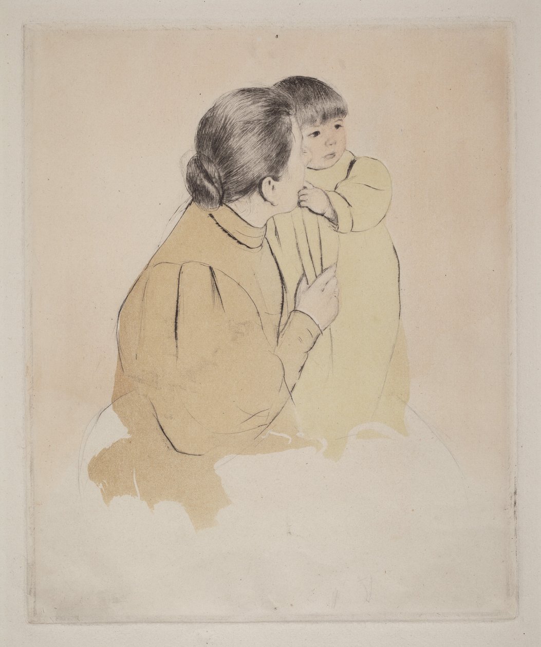 Bondemor og barn av Mary Cassatt
