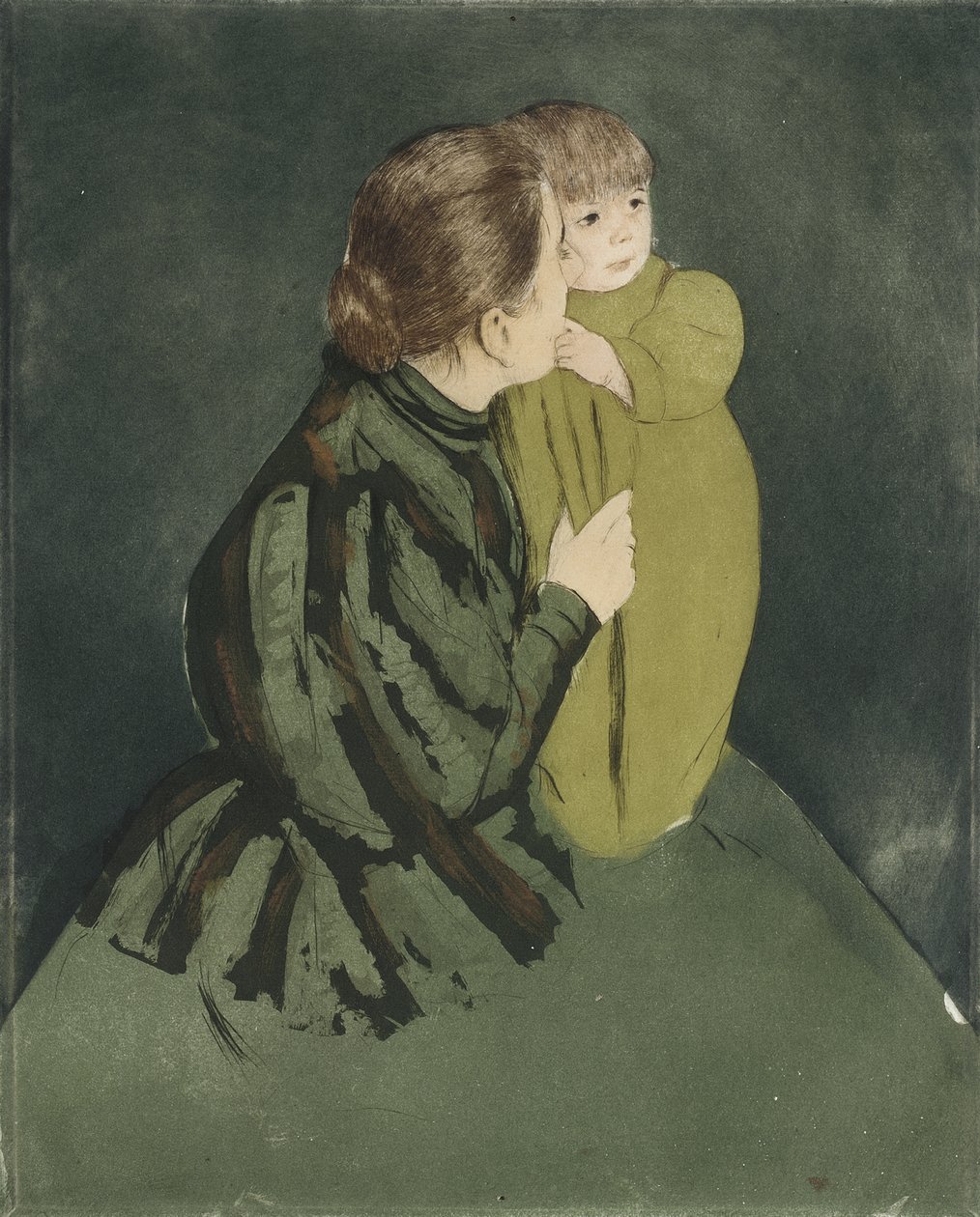 Bondemor med barn av Mary Cassatt