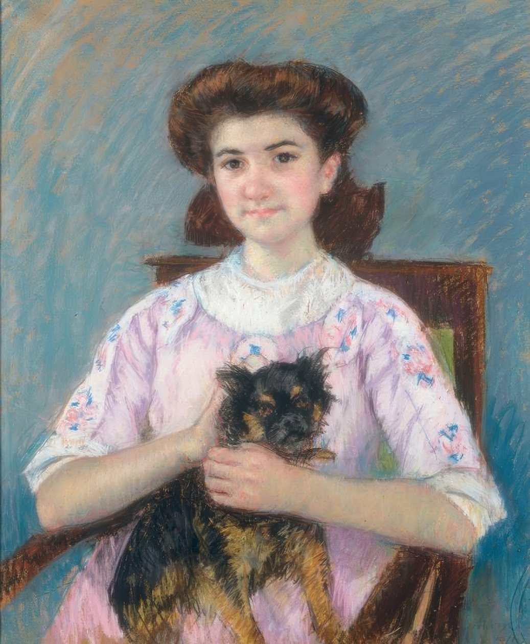 Portrett av Marie-Louise Durand-Ruel av Mary Cassatt