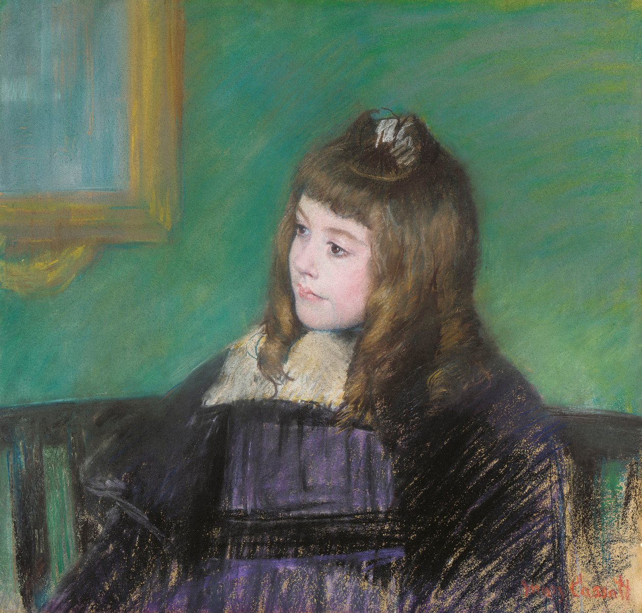 Portrett av Marie-Therese Gaillard av Mary Cassatt