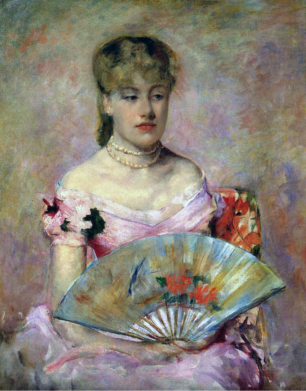 Portrett av Anne Charlotte Gaillard, ca. 1880 av Mary Cassatt