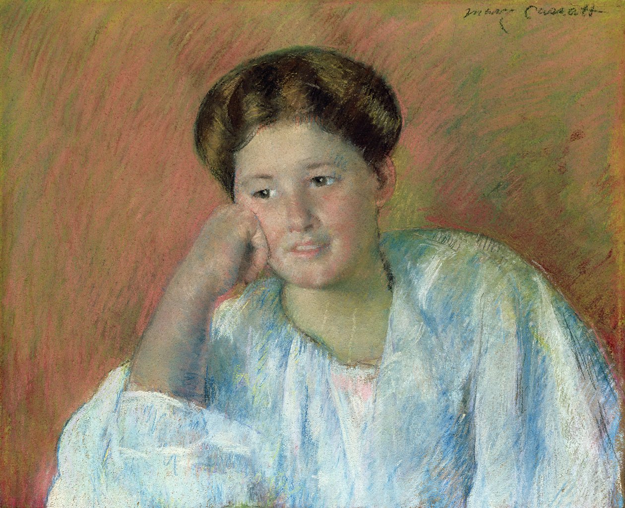 Portrett av Louisine Elder av Mary Cassatt