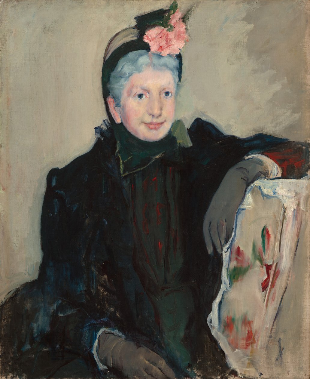 Portrett av en dame av Mary Cassatt