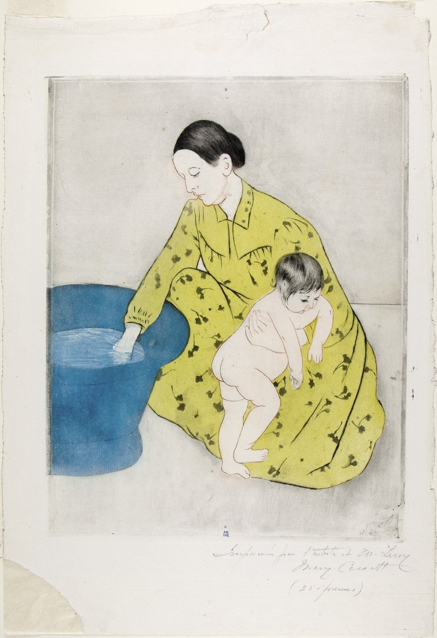 The Bath, 1890-91 av Mary Cassatt