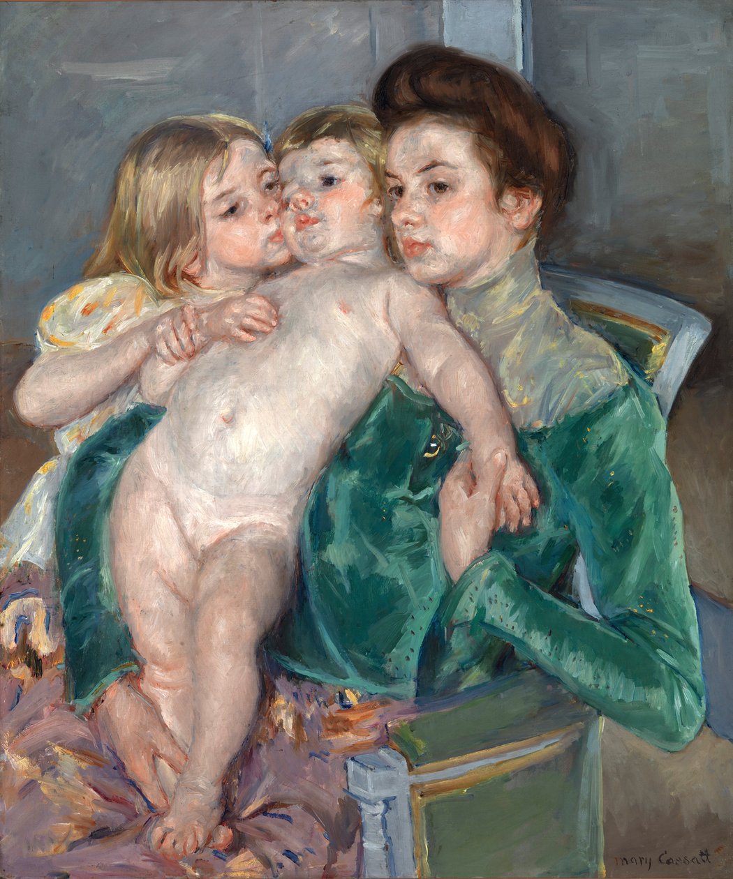 The Caress, 1902. av Mary Cassatt