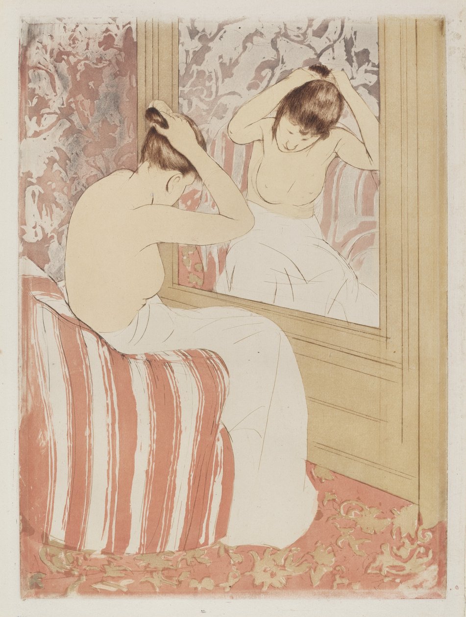 The Coiffure av Mary Cassatt