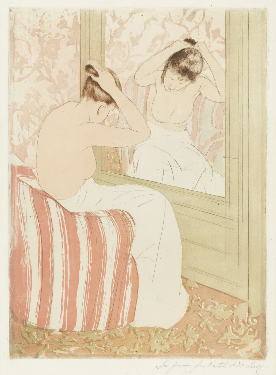 Frisyren av Mary Cassatt