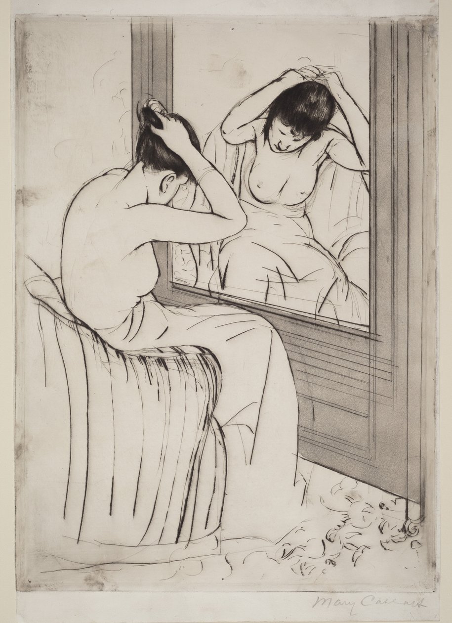 Frisyren av Mary Cassatt