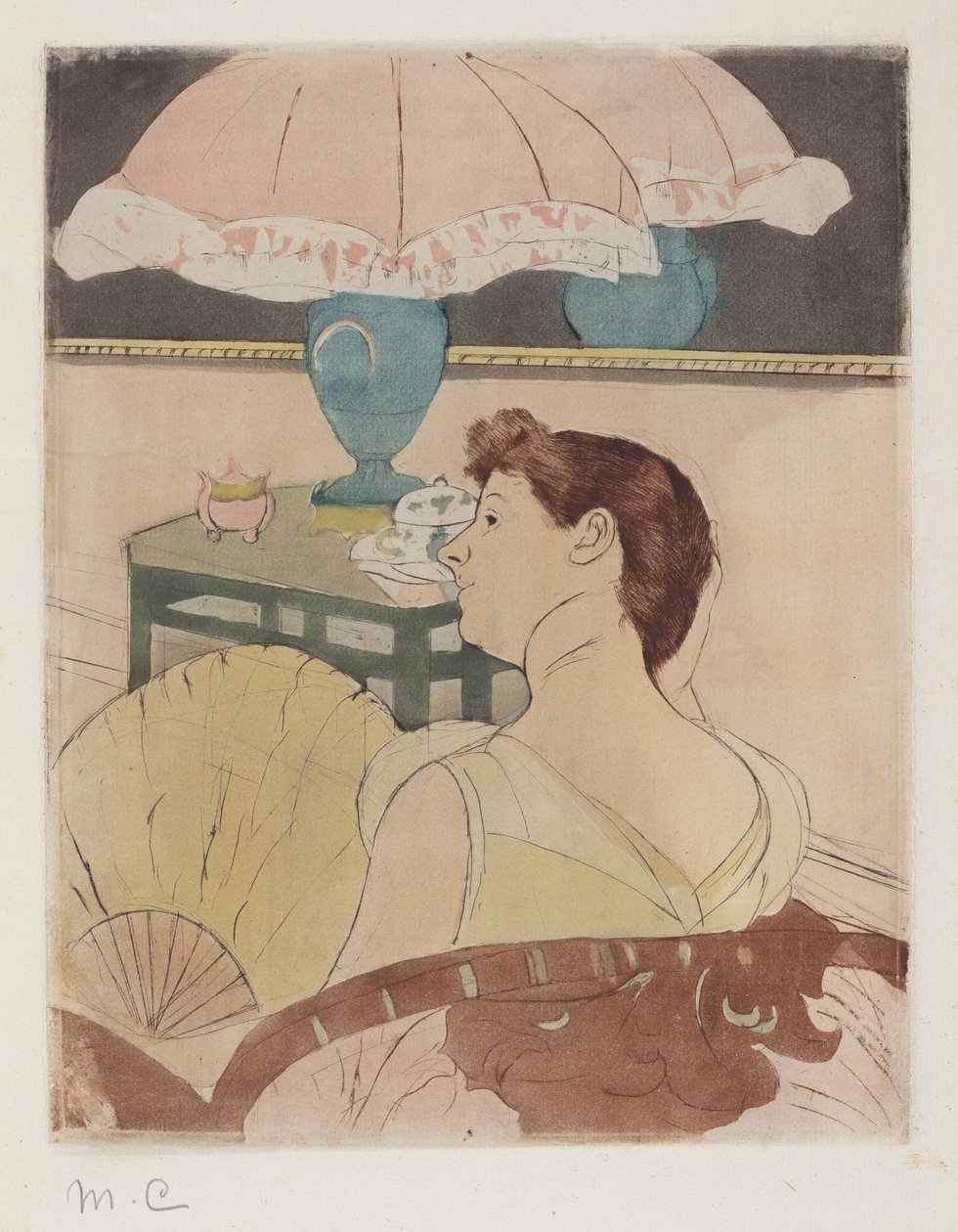 Lampen av Mary Cassatt