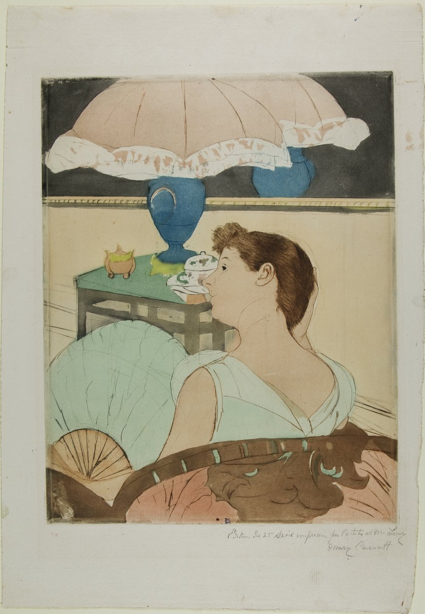 Lampen av Mary Cassatt