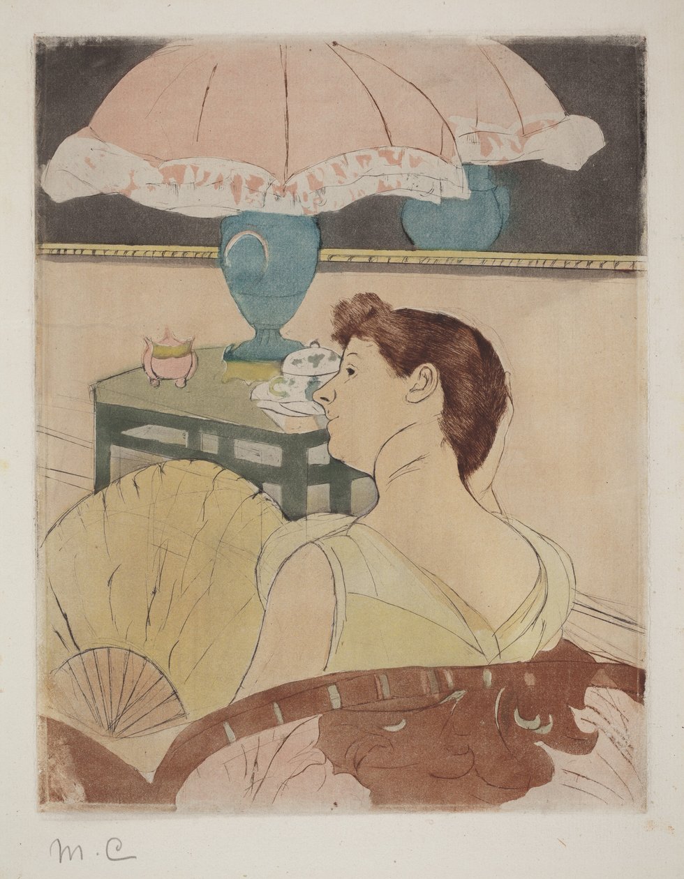 Lampen av Mary Cassatt