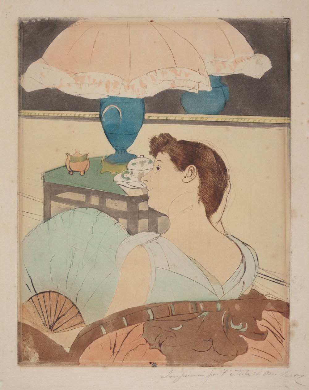 Lampen av Mary Cassatt