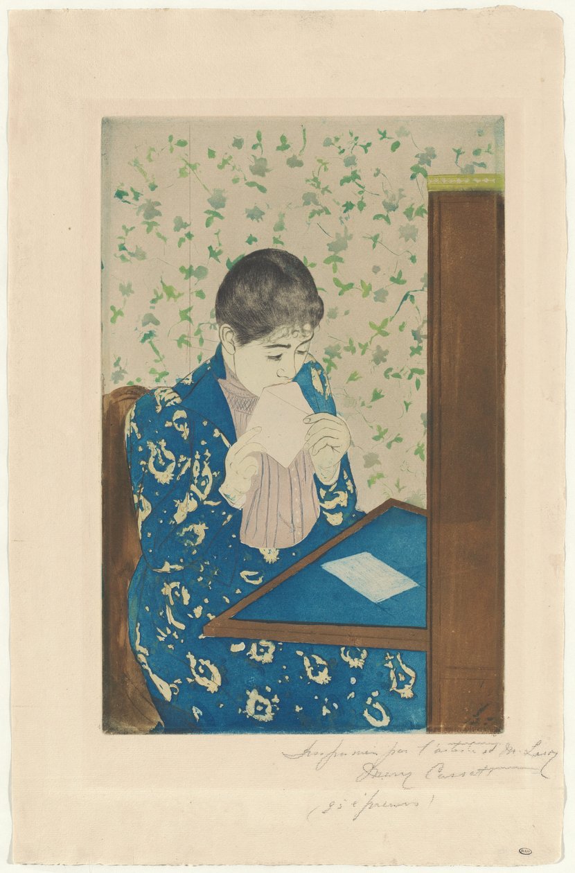 Brevet av Mary Cassatt