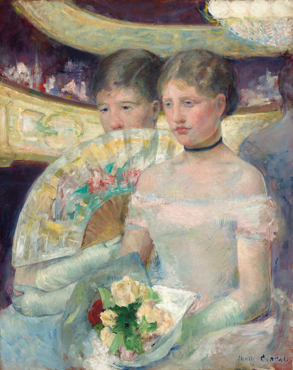 The Loge, ca. 1878-1880. av Mary Cassatt