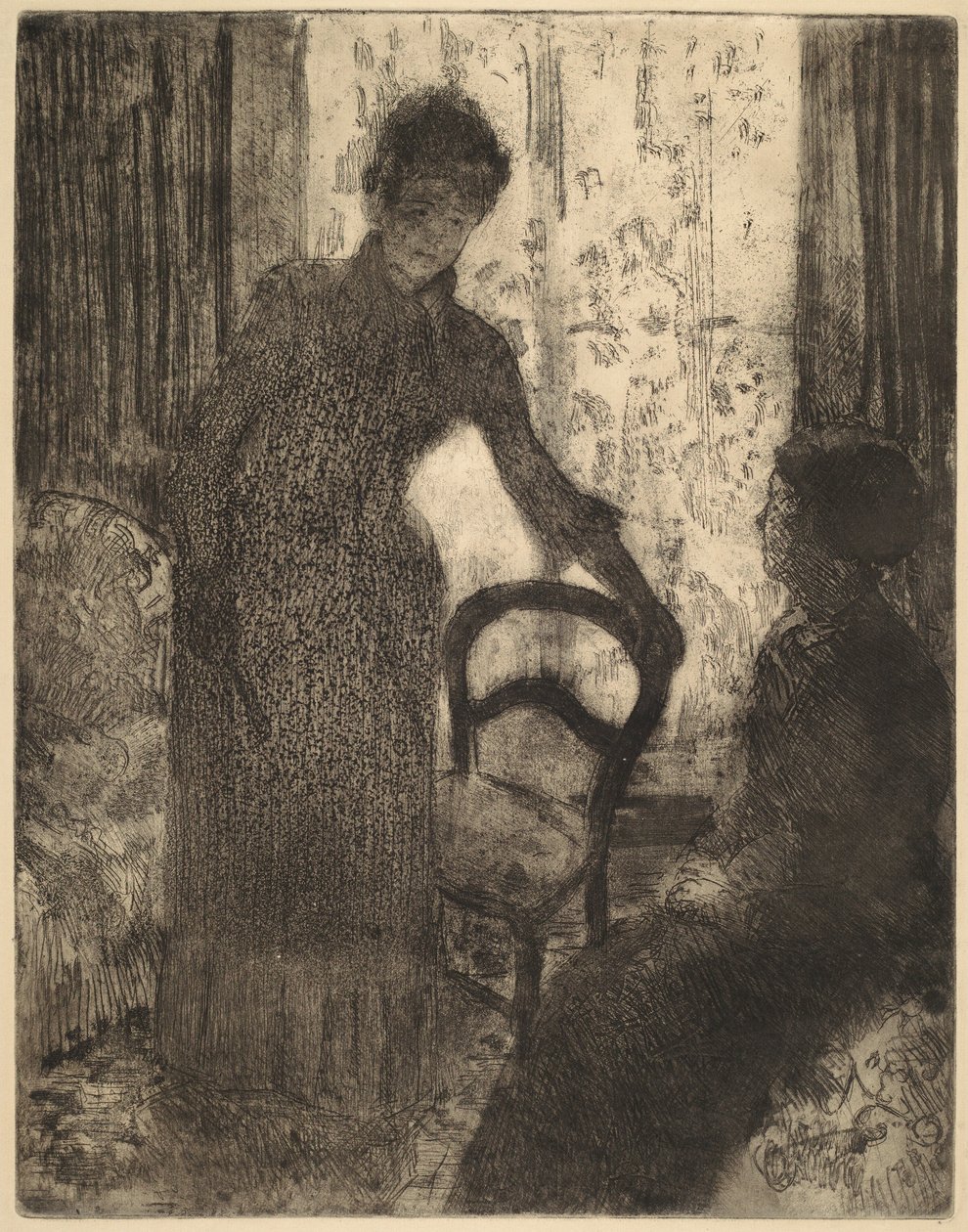 Den besøkende av Mary Cassatt