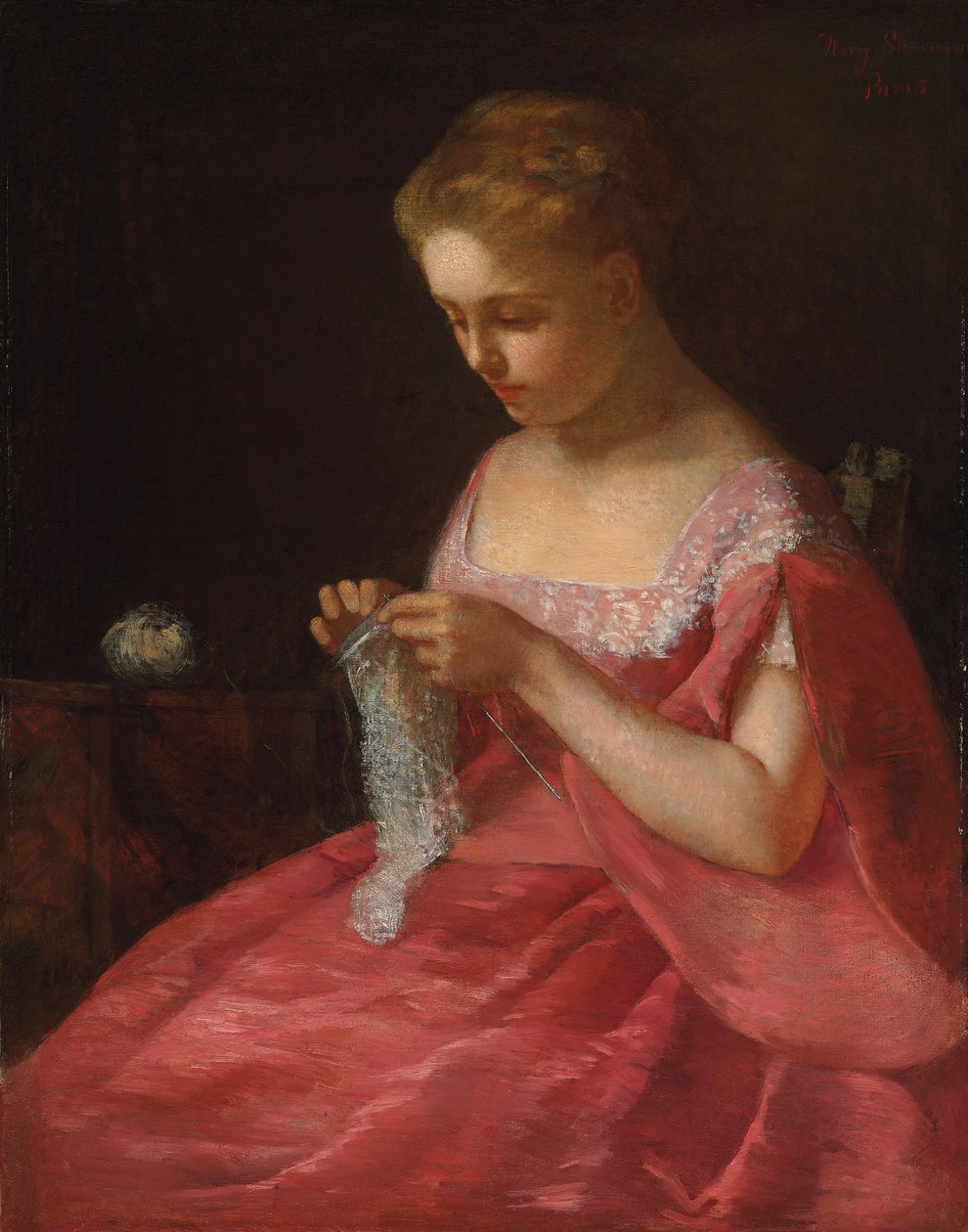 Den unge brud, ca. 1866-67 av Mary Cassatt