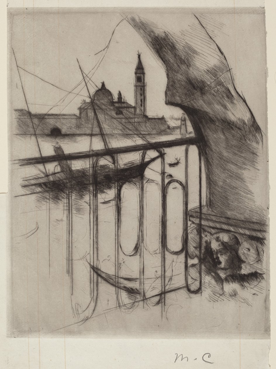 Utsikt over Venezia, 1887. av Mary Cassatt