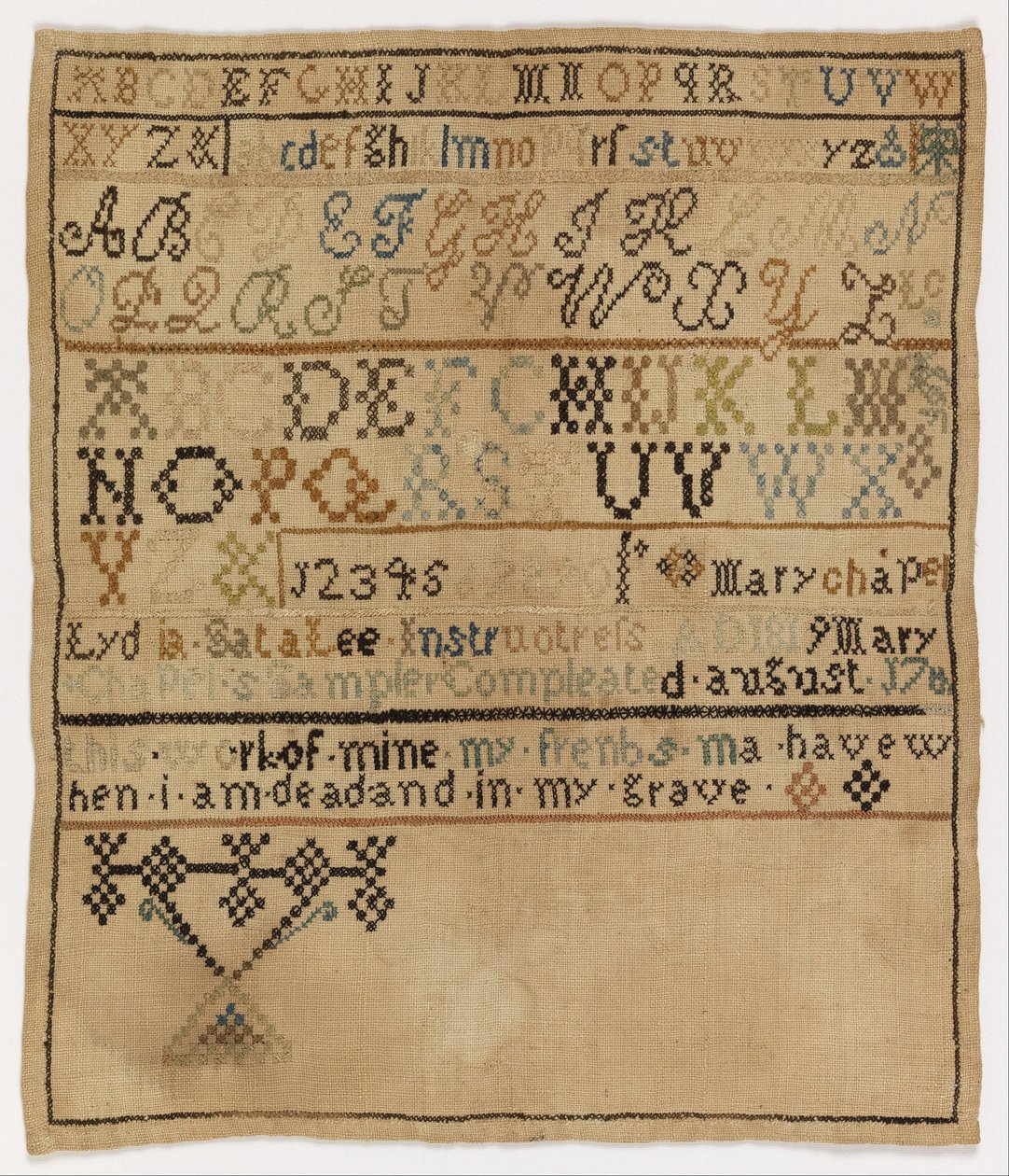 Prøvetaker av Mary Chapel