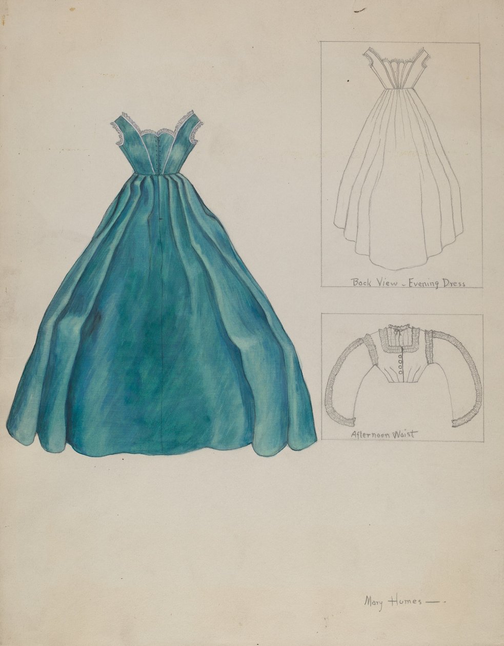 Kostyme, c. 1937. av Mary E Humes