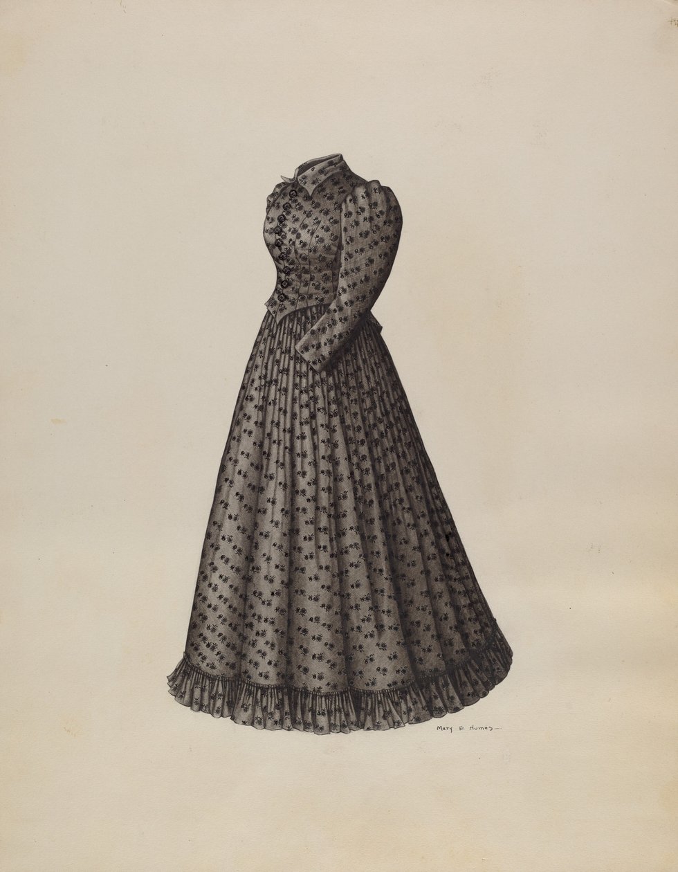 Kostyme, c. 1941. av Mary E Humes