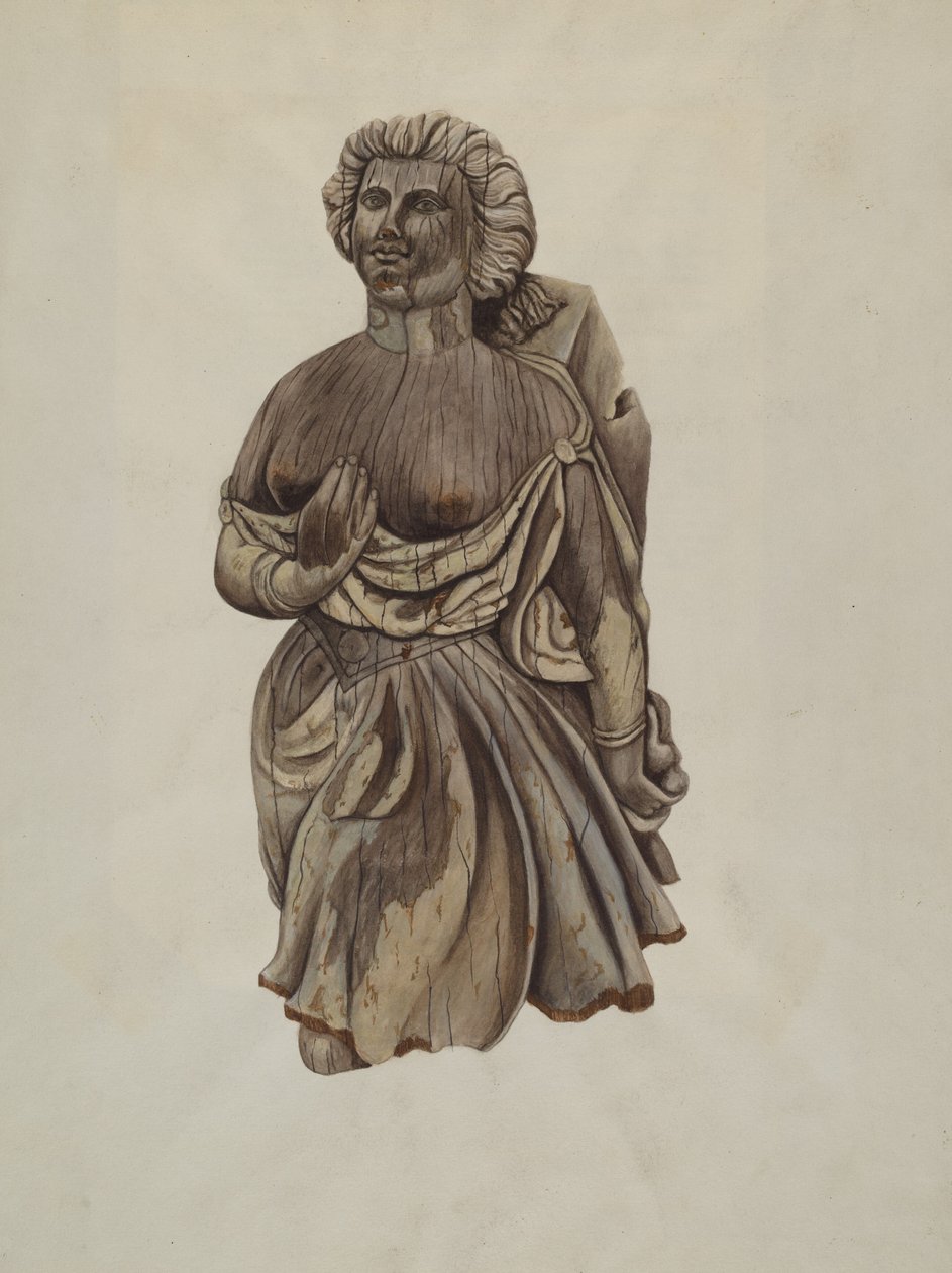 Galionsfigur Martha, ca. 1938. av Mary E Humes