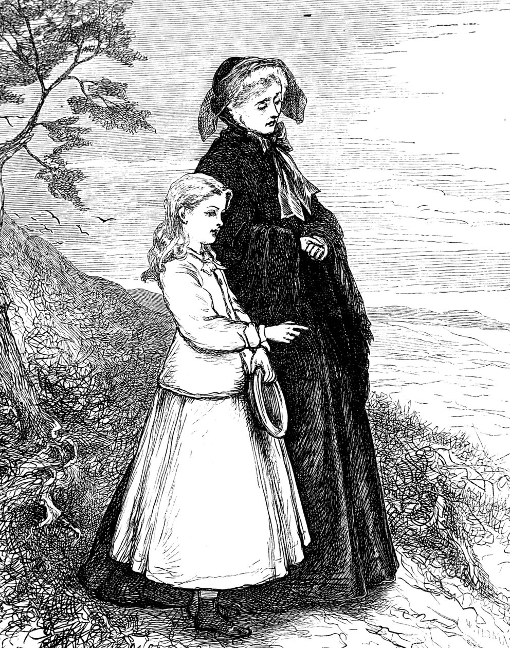 En tante som tilbringer kvalitetstid med niesen sin av Mary Ellen Edwards