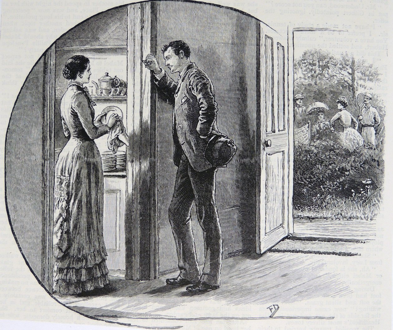 Illustrasjon av husmor av Mary Ellen Edwards