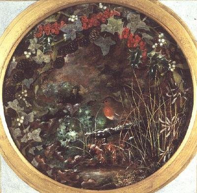 Winter (Rondel med Robin) av Mary Ensor