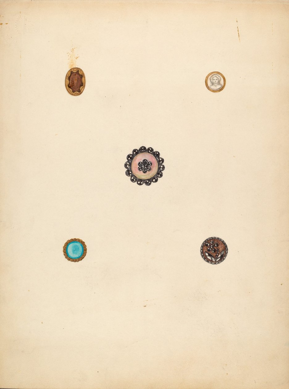 Knapper, c. 1940. av Mary Fitzgerald